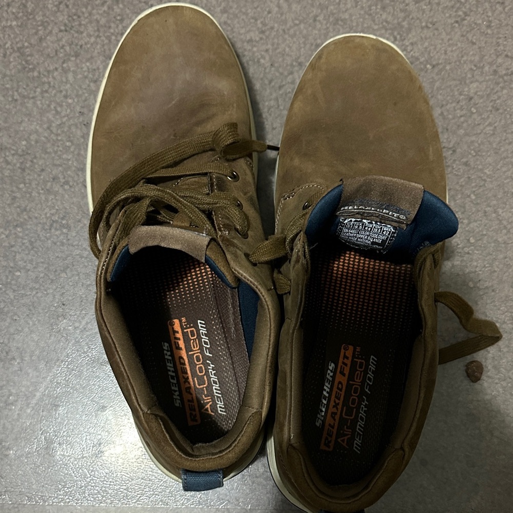 Skechers Men's Brown Sneakers with Memory Foam